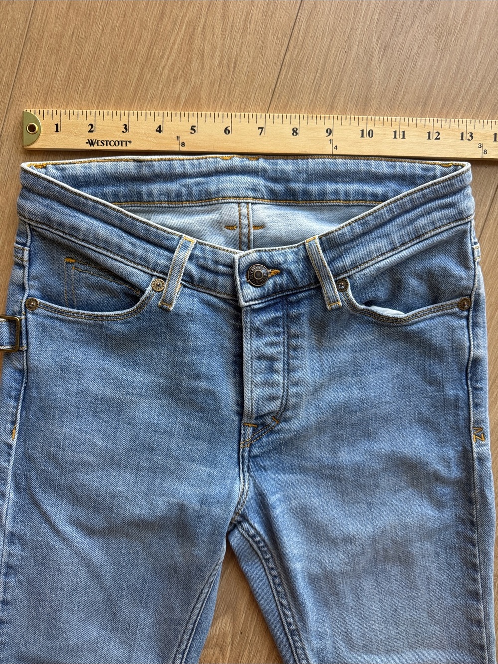 Free People Zadig & Voltaire Davida Rainbow Jeans Size 25 - Picture 13 of 15